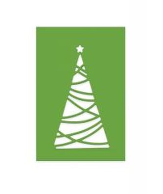 Wykrojnik - choinka ażurowa