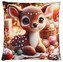 Vánoční polštář CHRISTMAS DEER motiv V. 40x40 cm Mybesthome