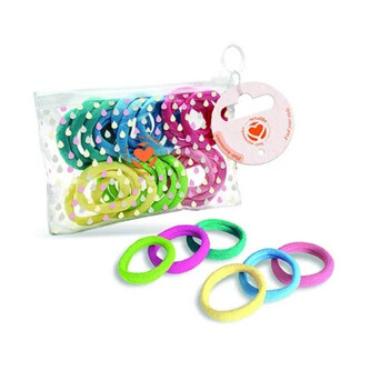 Setablu gumičky do vlasů 4,5 cm Barevné 20 ks