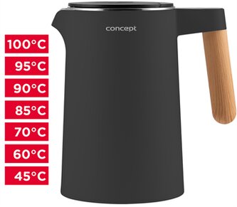 Concept RK3302 Salt & Pepper, antracitová