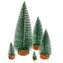 Choinki dekoracyjne zielone 5szt