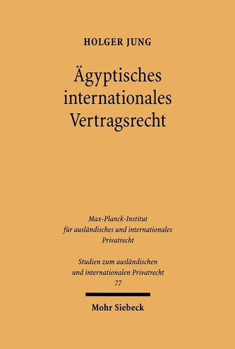 Ägyptisches internationales Vertragsrecht