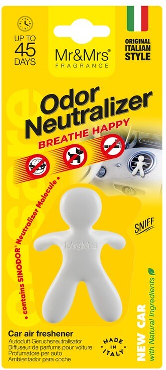 Mr&Mrs Fragrance Cesare Odor Neutralizer- New Car