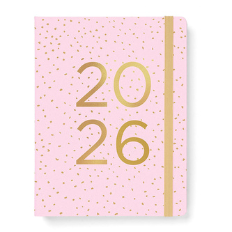 Filofax, plánovač Confetti 2026, A5, rose quartz