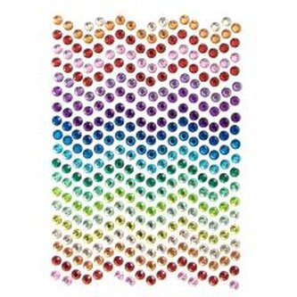 Kryształki samoprzylepne Rainbow dust 337szt