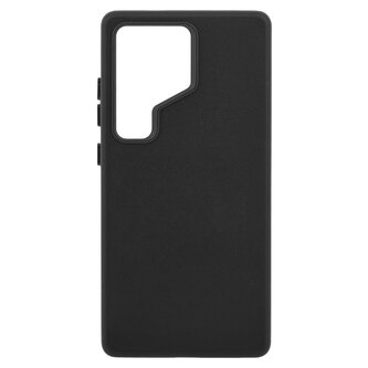 Pouzdro Leather Frame s podporou MagSafe Samsung Galaxy S25 5G - černé