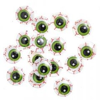 Ruchome oczka hallowen 24mm 16szt