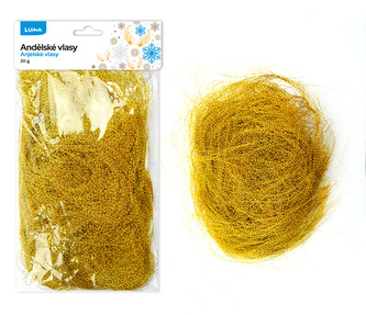 Andělské vlasy zlaté 20g LUMA