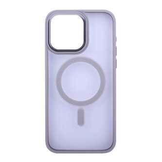 Pouzdro Iron Eye s podporou MagSafe iPhone 15 Pro - titanově šedá