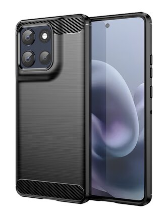 Pouzdro Carbon Motorola Moto G86 5G - černé