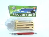 Drewniane ogrodzenie 6szt 1:32 610667 69053
