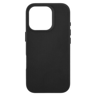 Pouzdro Leather Frame s podporou MagSafe iPhone 16 Pro - černé Pouzdro Leather Frame s podporou MagSafe iPhone 16 Pro - černé