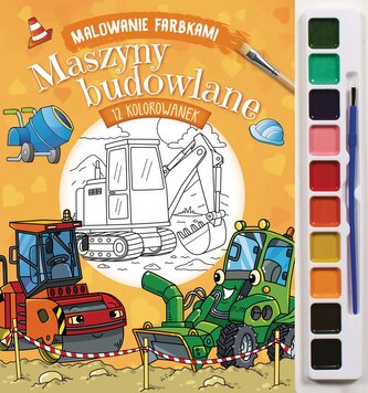 Maszyny budowlane. Malowanie farbkami