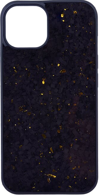 Pouzdro MystiQ s podporou MagSafe iPhone 16 - černo-žluté