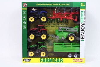 Traktor 3 szt/różne w pudełku 9871-20 11984