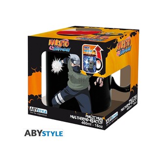Hrnek Abysse Corp Naruto Shippuden - Kakashi/Itachi (měnící se motiv) 460 ml