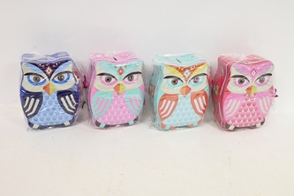 Skarbonka metalowa sowa 01233 12338