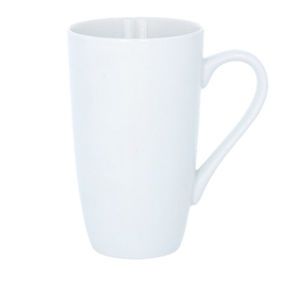 hrnek 650ml, VYSOKÝ, bílý porcelán