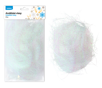 Andělské vlasy bílé 20g LUMA