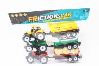 Traktor z przyczepą 3szt/worek 6693-20 06034