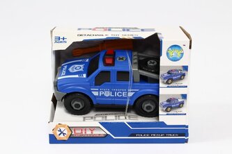 Auto policja przykręcane koła MY6701B 07116 /96