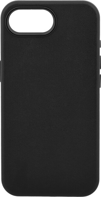Pouzdro Leather Frame s podporou MagSafe iPhone 16e - černé Pouzdro Leather Frame s podporou MagSafe iPhone 16e - černé