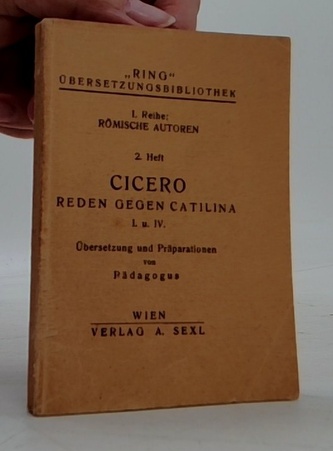 Cicero: reden gegen catilina I. u IV.