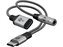 Adaptér GOOBAY 74524 2xUSB-C/JACK 3,5mm (pro poslech hudby)