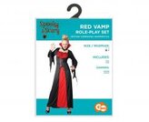 Strój dla dorosłych Czerwona Wampirzyca rozm. M