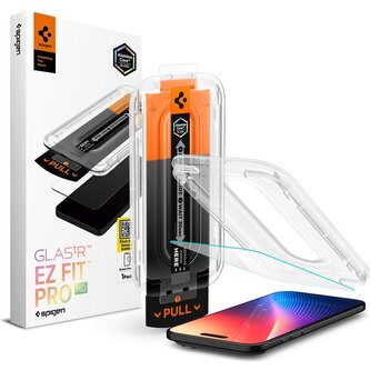 Spigen Glass tR EZ Fit Pro HD 1 Pack, transparency - iPhone Air