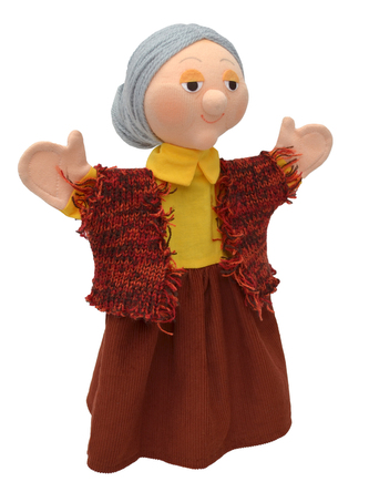 Babička Libuška 28 cm, maňásek