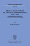 Pflicht zur Arbeit und Recht auf Arbeit in der Volksrepublik Polen (1944-1989)