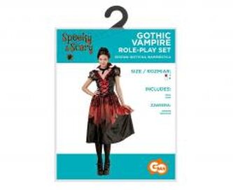 Strój dla dorosłych Gotycka Wampirzyca rozm. S