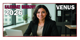 Kalendarz biurkowy 2026 Venus\n B5