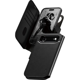PanzerGlass® CARE Tango 2v1 Wallet pouzdro s MagSafe Apple iPhone Air černé