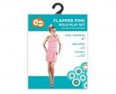 Strój dla dorosłych Flapper Różowa rozm. M