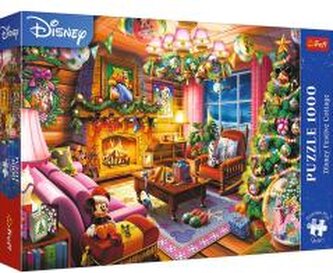 Puzzle 1000 Świąteczna chatka Disney TREFL