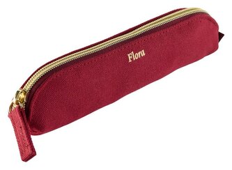 Miquelrius pouzdro se zipem - Botanical Flora, Burgundy, červené