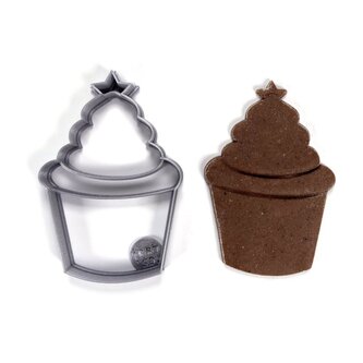 Cupcake dortík se stromečkem vykrajovátko/formička