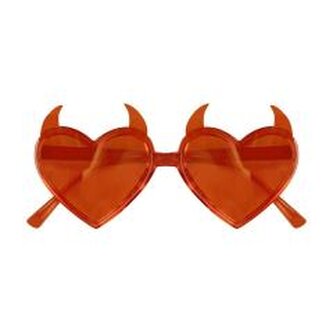 Okulary serca z rogami Okulary serca z rogami