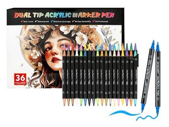 Fixy akrylové LTC LXFA04 36ks