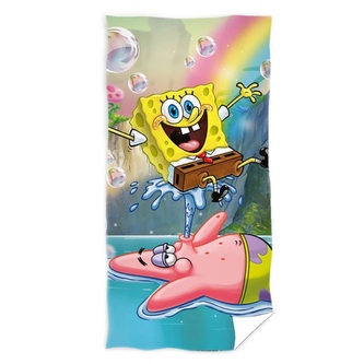 Carbotex Osuška Sponge Bob Vodotrysk 70x140 cm Carbotex Osuška Sponge Bob Vodotrysk 70x140 cm