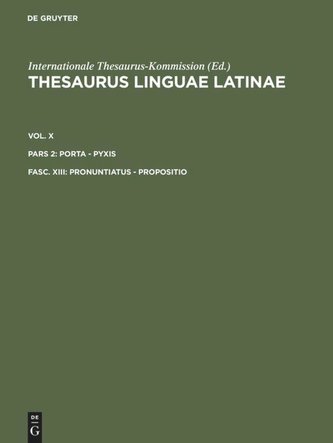pronuntiatus - propositio