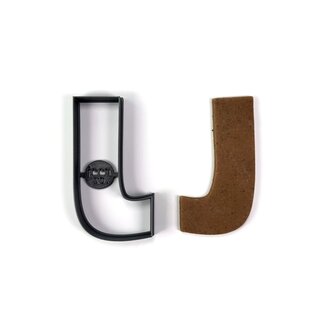 Písmeno J (10cm) vykrajovátko/formička Písmeno J (10cm) vykrajovátko/formička