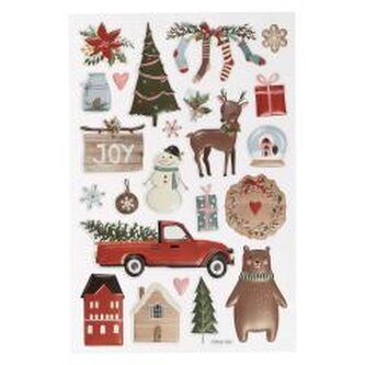 Naklejki świąteczne 3D