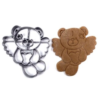 Medvídek s křídly vykrajovátko/formička