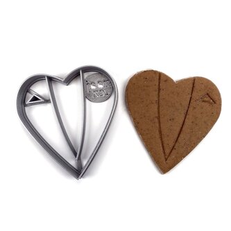 Srdce svatební muž sako vykrajovátko/formička