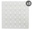 MSV sada 5 ks protiskluzových podložek QUADRO, bílá, SBS kaučuk, 13 x 13 cm