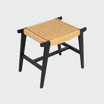 Taboret | NOVUM | Czarny | 52x34x42 cm | 739538