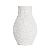 Wazon | NATTO | ceramiczny z tłoczeniami ecru | 15x15x24 cm | 885926